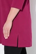 Longshirt, A-Linie, Tunika-Ausschnitt, 3/4-Arm