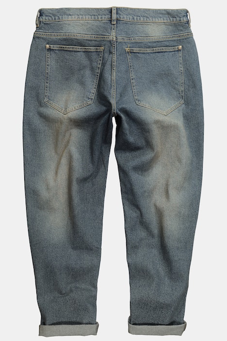 Jean STHUGE 5 poches, dirty denim, coupe Baggy Fit - jusqu'à la taille 74