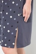Bigshirts, bloemen, borduursel, V-hals, korte mouw