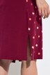 Bigshirt, Blüten, Stickerei, V-Ausschnitt, Halbarm