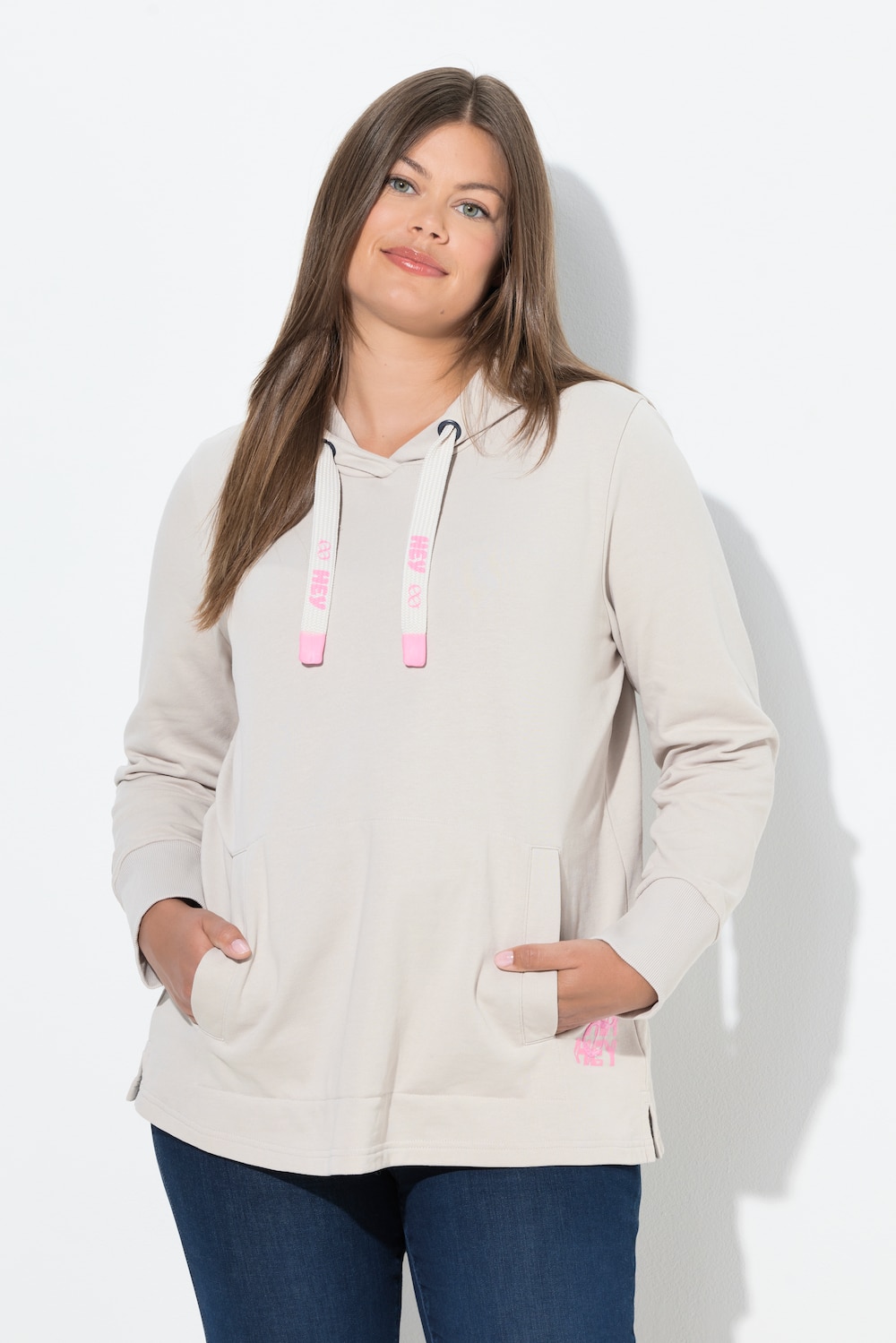 Thumbnail - Große Größen Sweatshirt, Damen, grau, Größe: 48/50, Baumwolle/Polyester, LAURASON