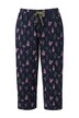 3/4 pyžamové kalhoty, délka k lýtkům, biobavlna