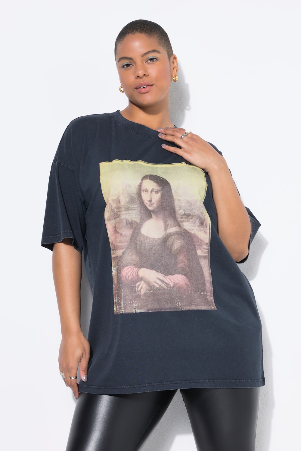 T-shirt, oversized, Mona Lisa