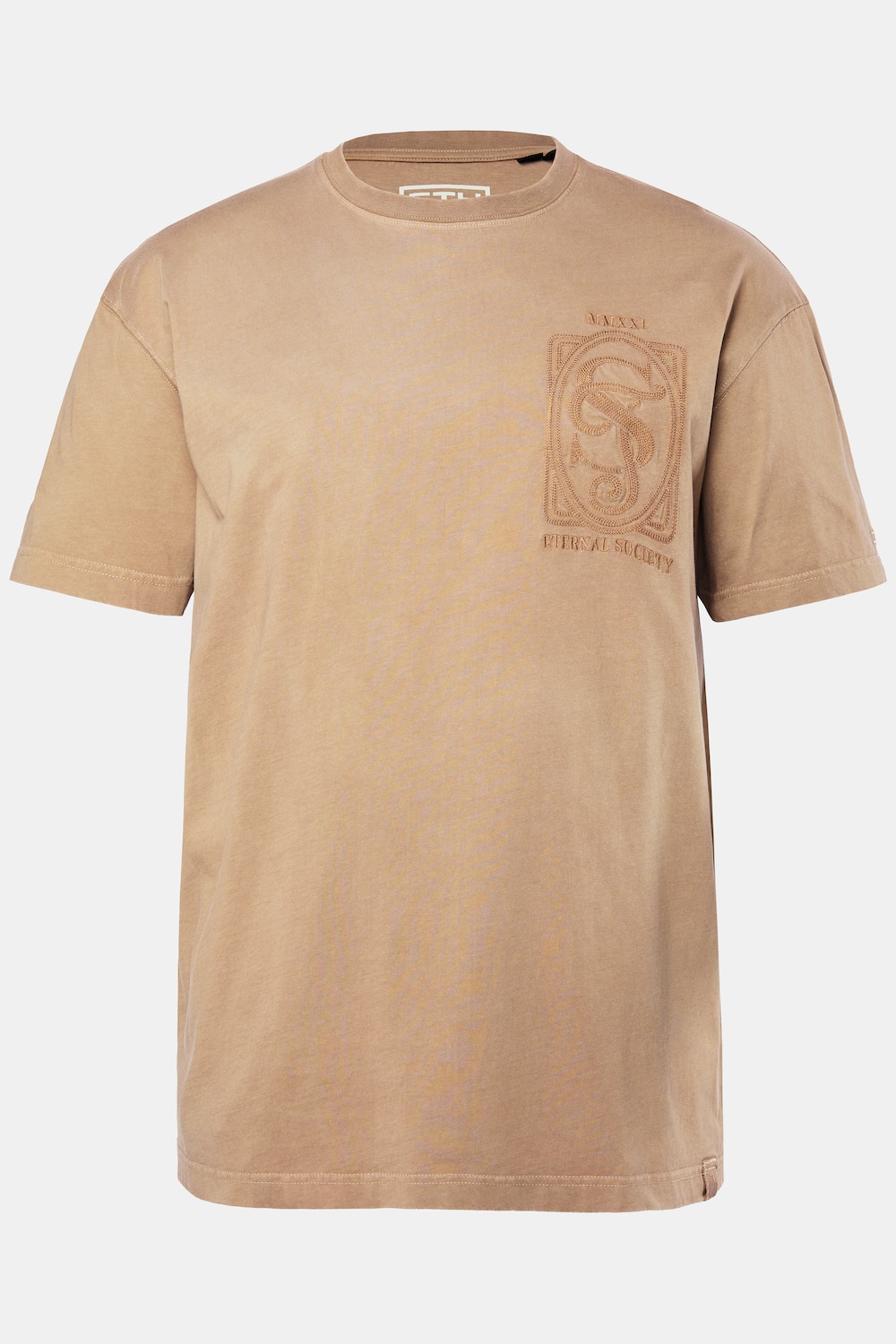 STHUGE T-Shirt, Halbarm, oversized, Brustprint, bis 8 XL