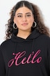 Genser/sweatshirt, klassisk passform, HELLO, ståkrage