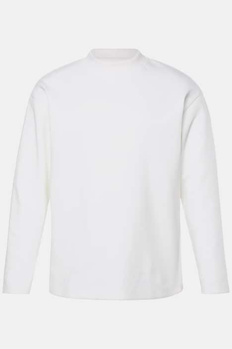 STHUGE Langarmshirt, oversized, Stehkragen, bis 8 XL