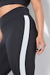 Sportlegging, elastische tailleband, zijstrepen