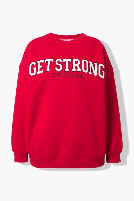 Sweatshirt, Oversize Shape, Frottee Statement
