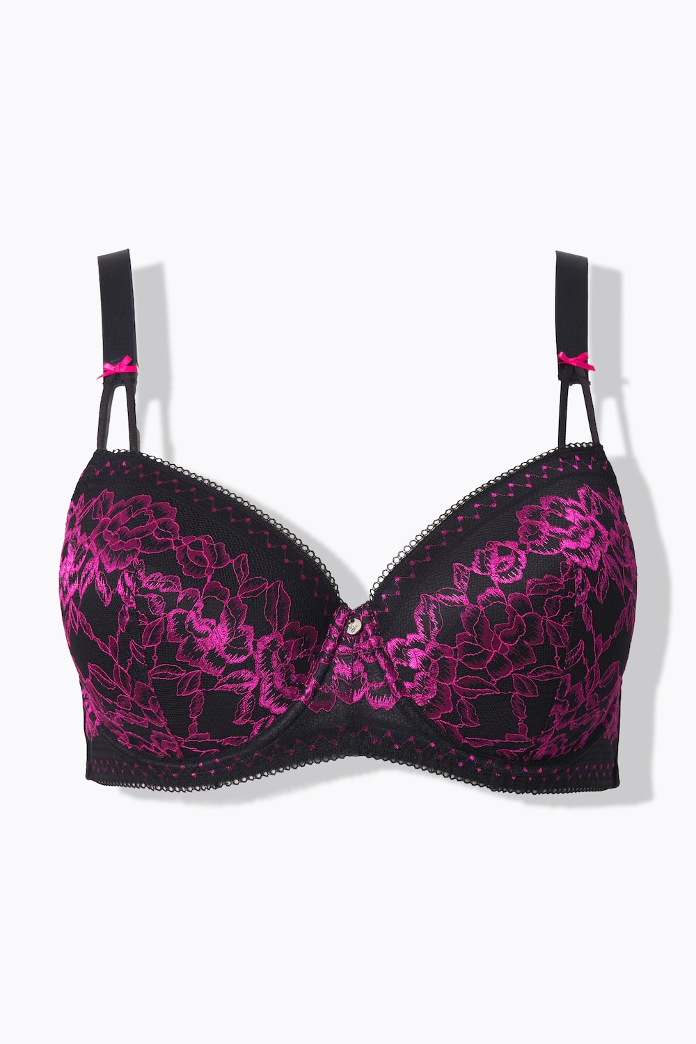 Stora storlekar TruYou Bygel-BH, Dam, rosa, storlek: 100E, Syntetfibrer/Polyester/Elastan, Ulla Popken