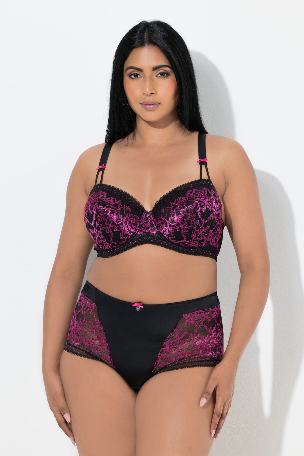 Große Größen TruYou Bügel-BH, Damen, rosa, Größe: 110C, Synthetische Fasern/Polyester/Elasthan, Ulla Popken