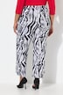 Pantalón Slinky, pernera ancha y recta, cintura elástica