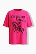 T-Shirt, oversized, Frontprint