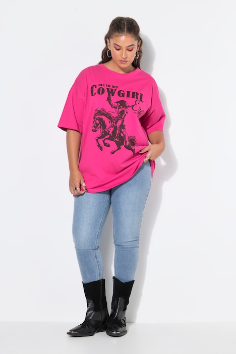T-Shirt, oversized, Frontprint