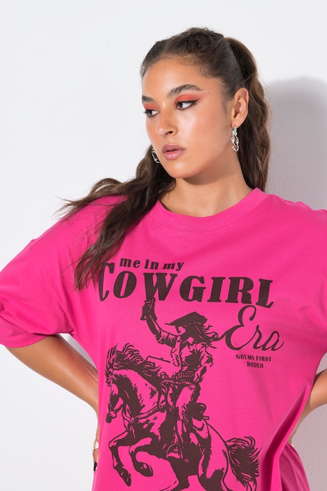 T-Shirt, oversized, Frontprint