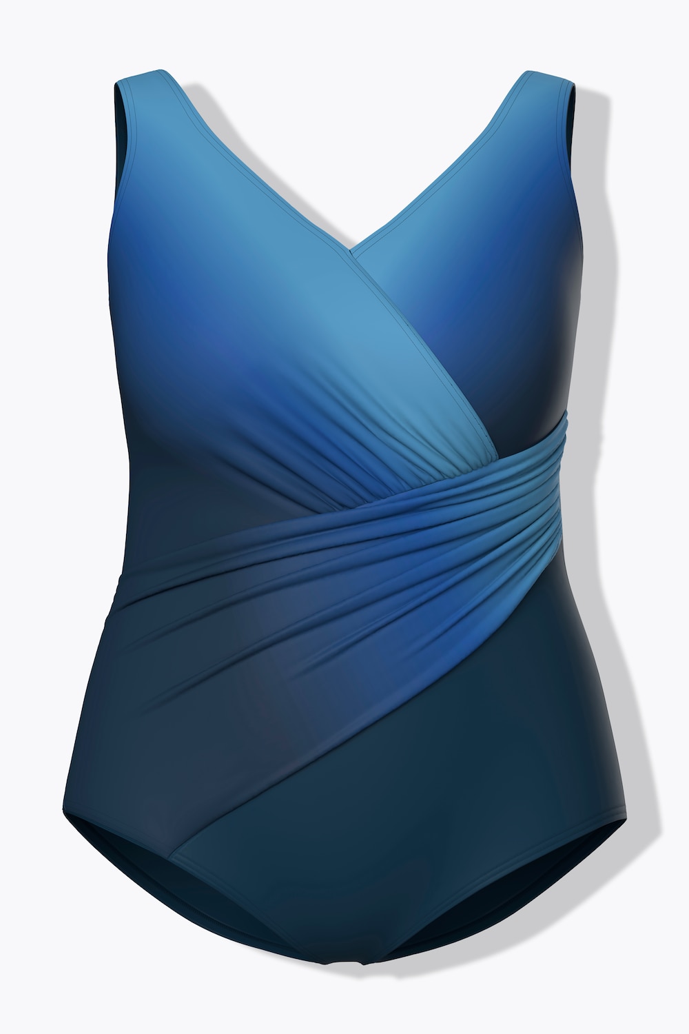 Badpak, kleurverloop, zachte cups, gedrapeerd, gerecycled