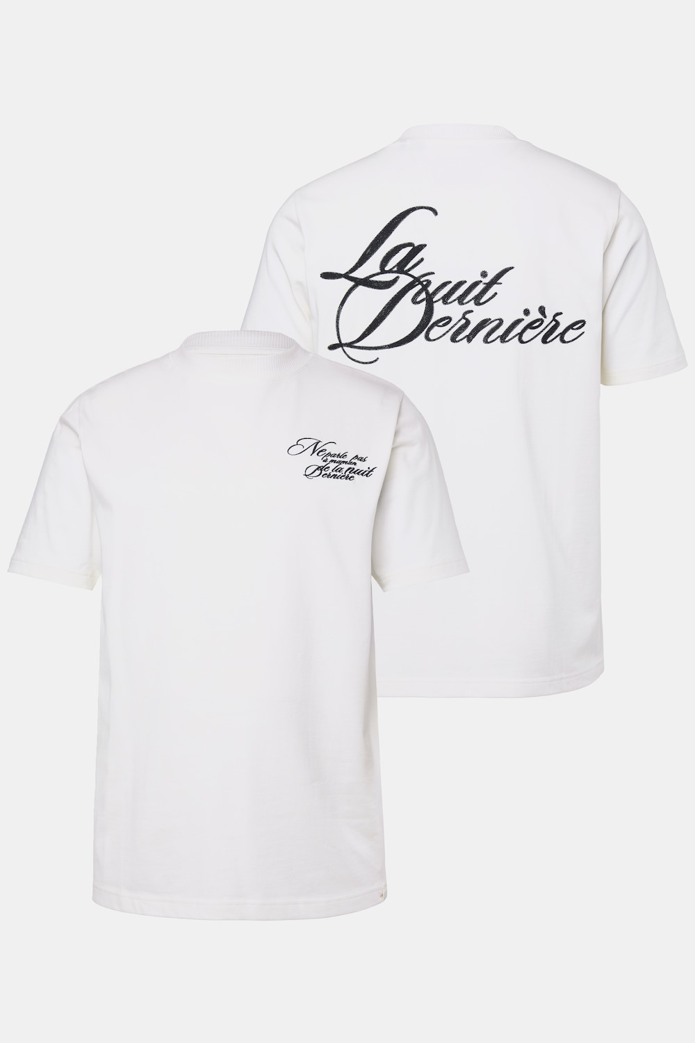 STHUGE T-Shirt, Halbarm, Stickereien, bis 8 XL