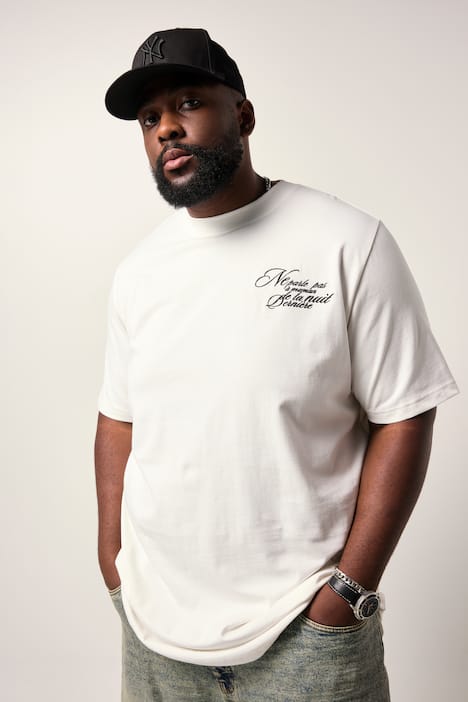STHUGE T-shirt, korte mouwen, borduursels, tot 8XL