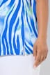 T-shirt, zebra-design, A-form, rund hals, korte ærmer