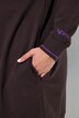 Sweatjacke, Zierpaspel, Oversized, Kapuze, 2-Wege-Zipper