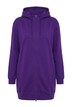 Mikina, ozdobná lemovka, oversize, kapuce, dvoucestný zip
