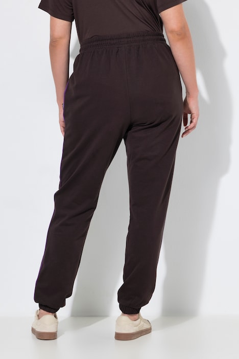 Joggingbroek, paspel opzij, elastische tailleband, elastische zoom
