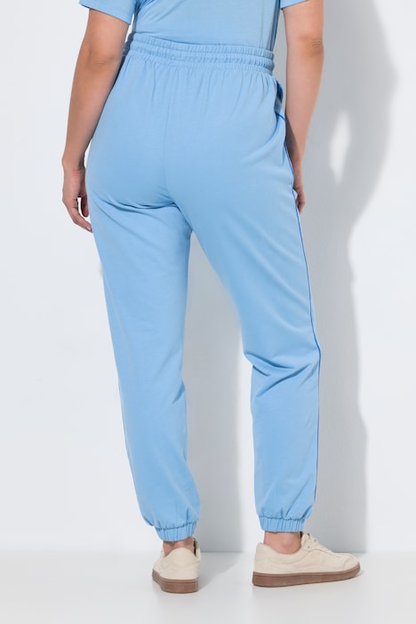 Pantalon de jogging, taille et bas de jambe élastiques, passepoil sur les côtés