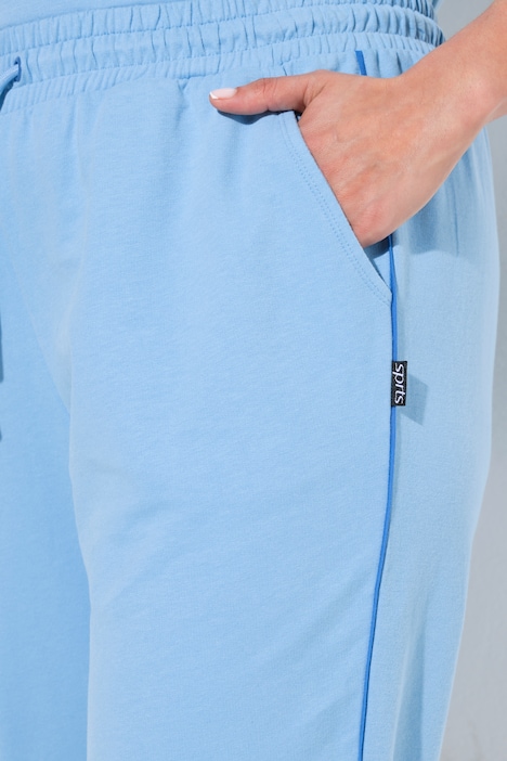 Pantalon de jogging, taille et bas de jambe élastiques, passepoil sur les côtés