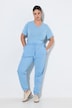 Pantalon de jogging, taille et bas de jambe élastiques, passepoil sur les côtés