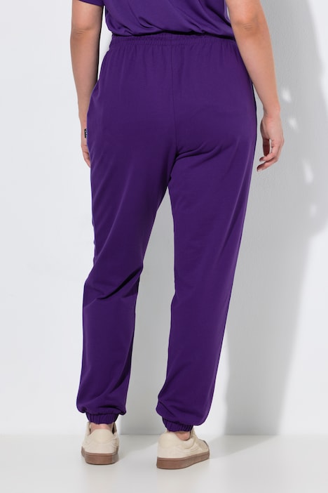 Joggingbroek, paspel opzij, elastische tailleband, elastische zoom