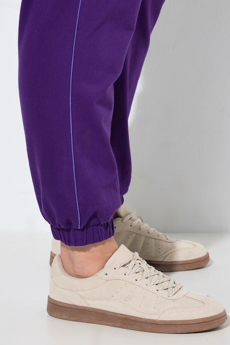 Joggingbroek, paspel opzij, elastische tailleband, elastische zoom