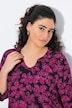 Tuniek, print, ronde hals, knopen, 3/4-mouw