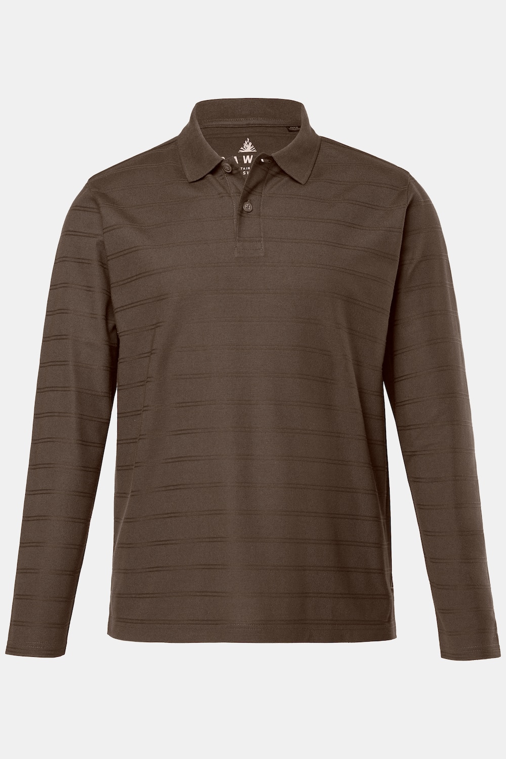 Polo à manches longues JP AWARE, coton bio certifié OCS - jusqu'au 8 XL
