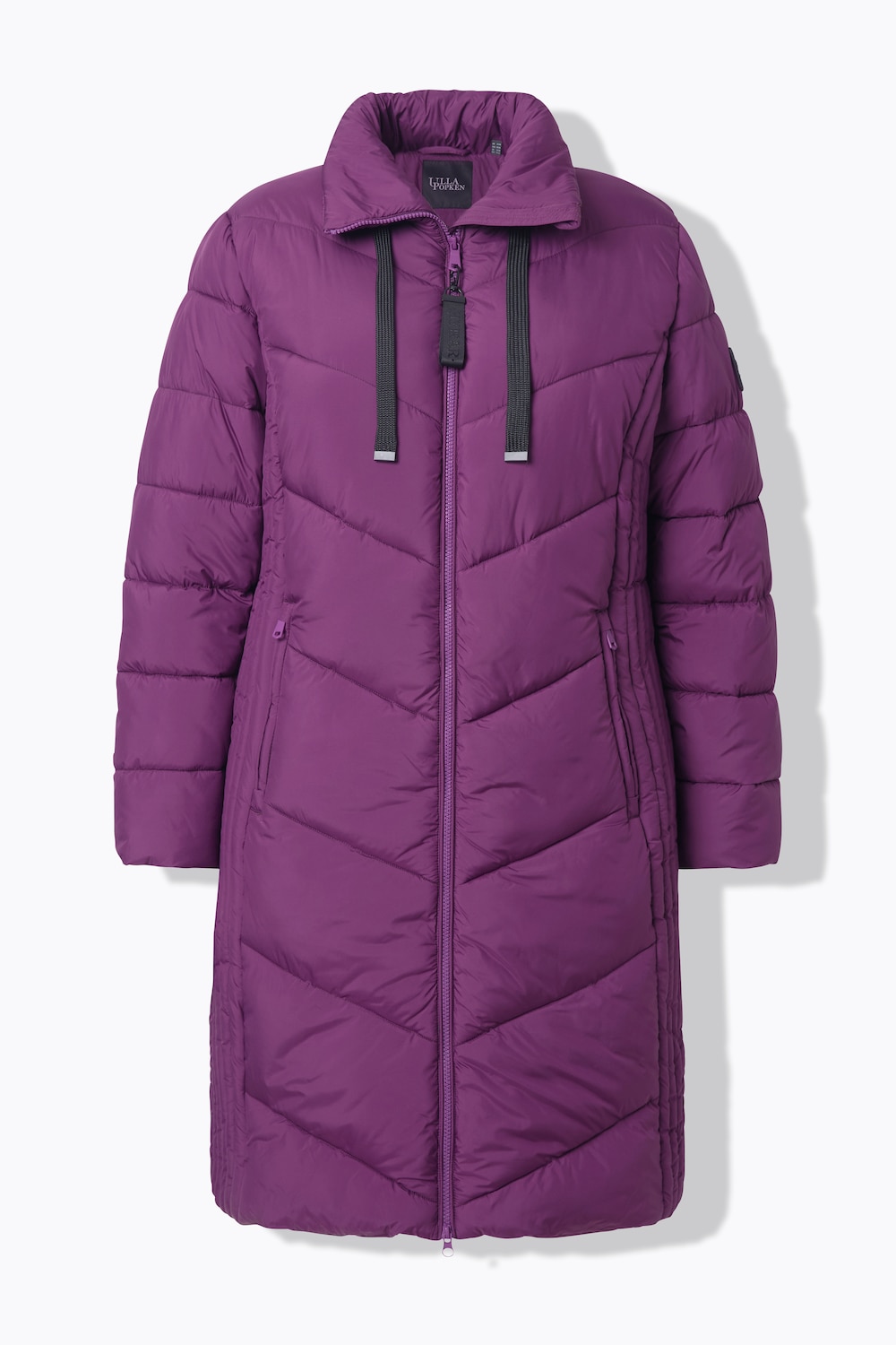 Stora storlekar HYPRAR Quiltad jacka, Dam, lila, storlek: 58/60, Polyester/Syntetfibrer, Ulla Popken
