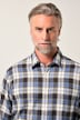 Boston Park geruit flanellen overhemd, lange mouw, kentkraag, comfort fit, tot 8XL