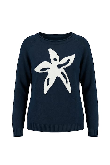 Pletený svetr s mořskou hvězdicí, raglánový
