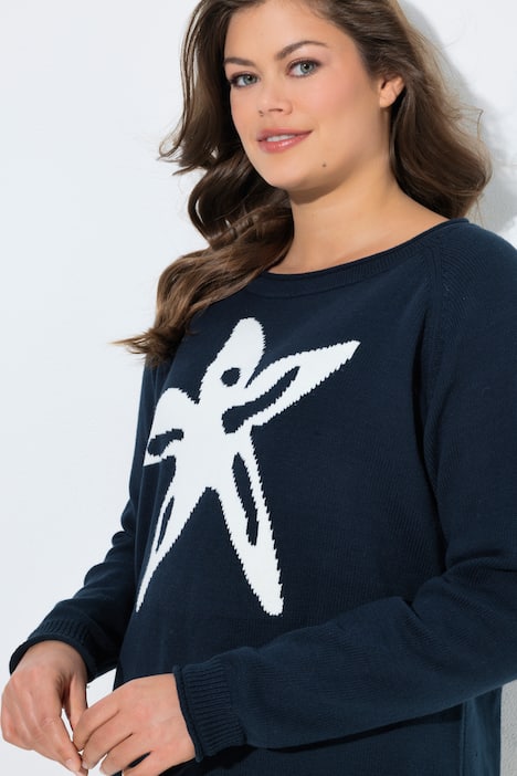 Pullover mit Seestern, Raglan