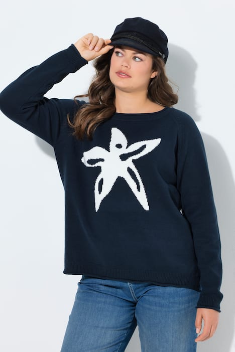 Pullover mit Seestern, Raglan