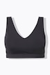 Soutien-gorge de sport, bande de soutien avec message GET STRONG