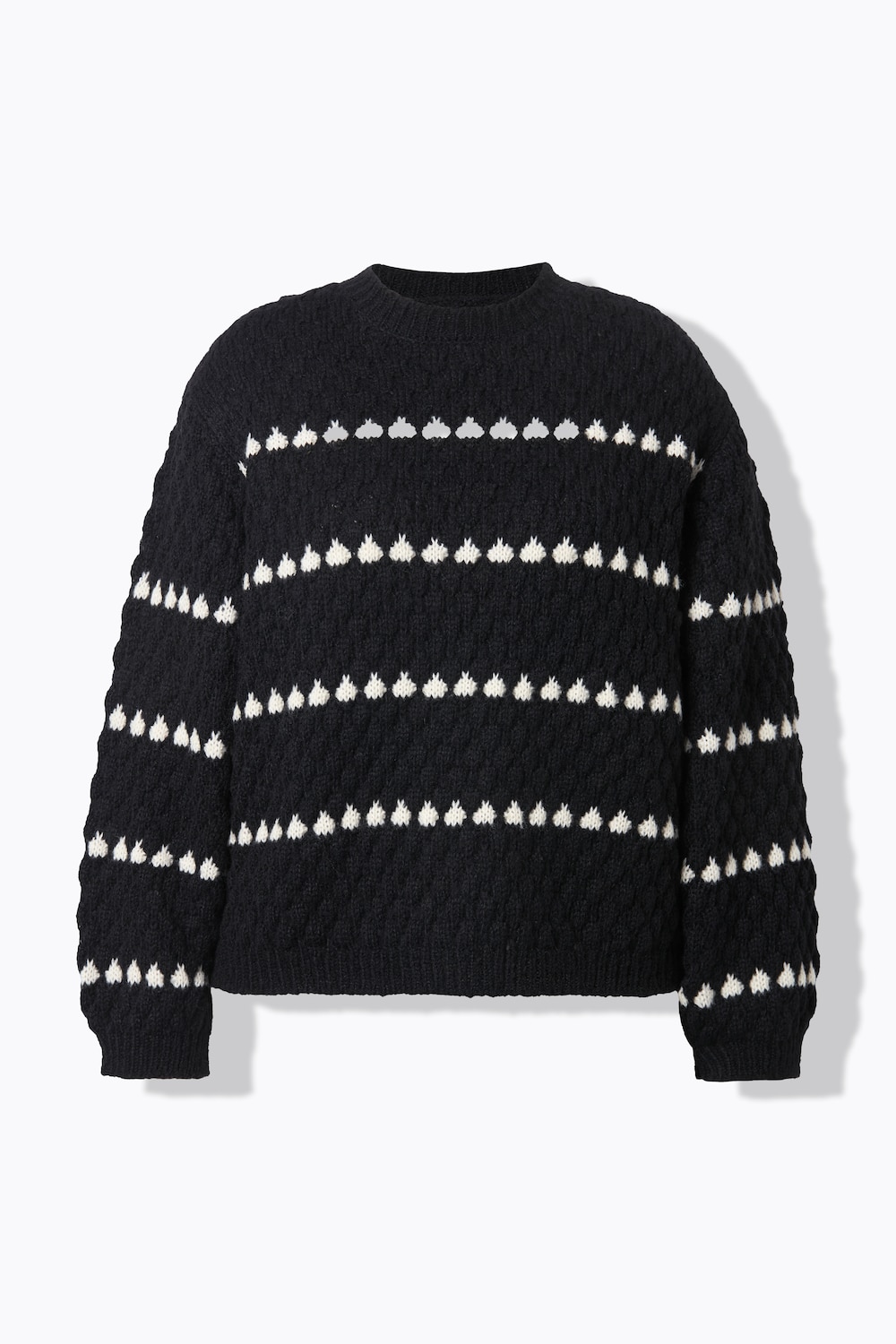 Stora storlekar Tröja, Dam, svart, storlek: 42/44, Polyester, Studio Untold