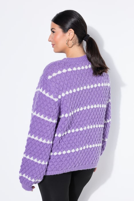 Pullover, Boxy Shape, Bubble-Struktur