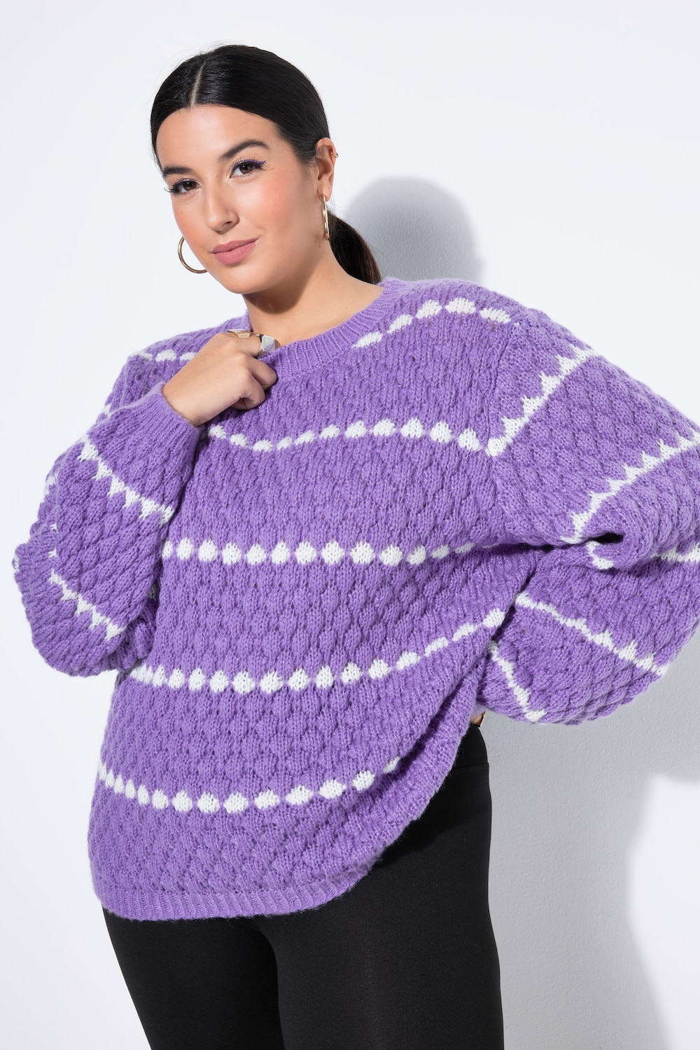 Pullover, Boxy Shape, Bubble-Struktur