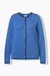 Vest, traditionele knopen, ronde hals, lange mouw