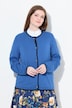 Vest, traditionele knopen, ronde hals, lange mouw