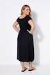 Maxikleid, A-Linie, Jersey, gesmokte Büste