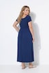 Maxikleid, A-Linie, Jersey, gesmokte Büste