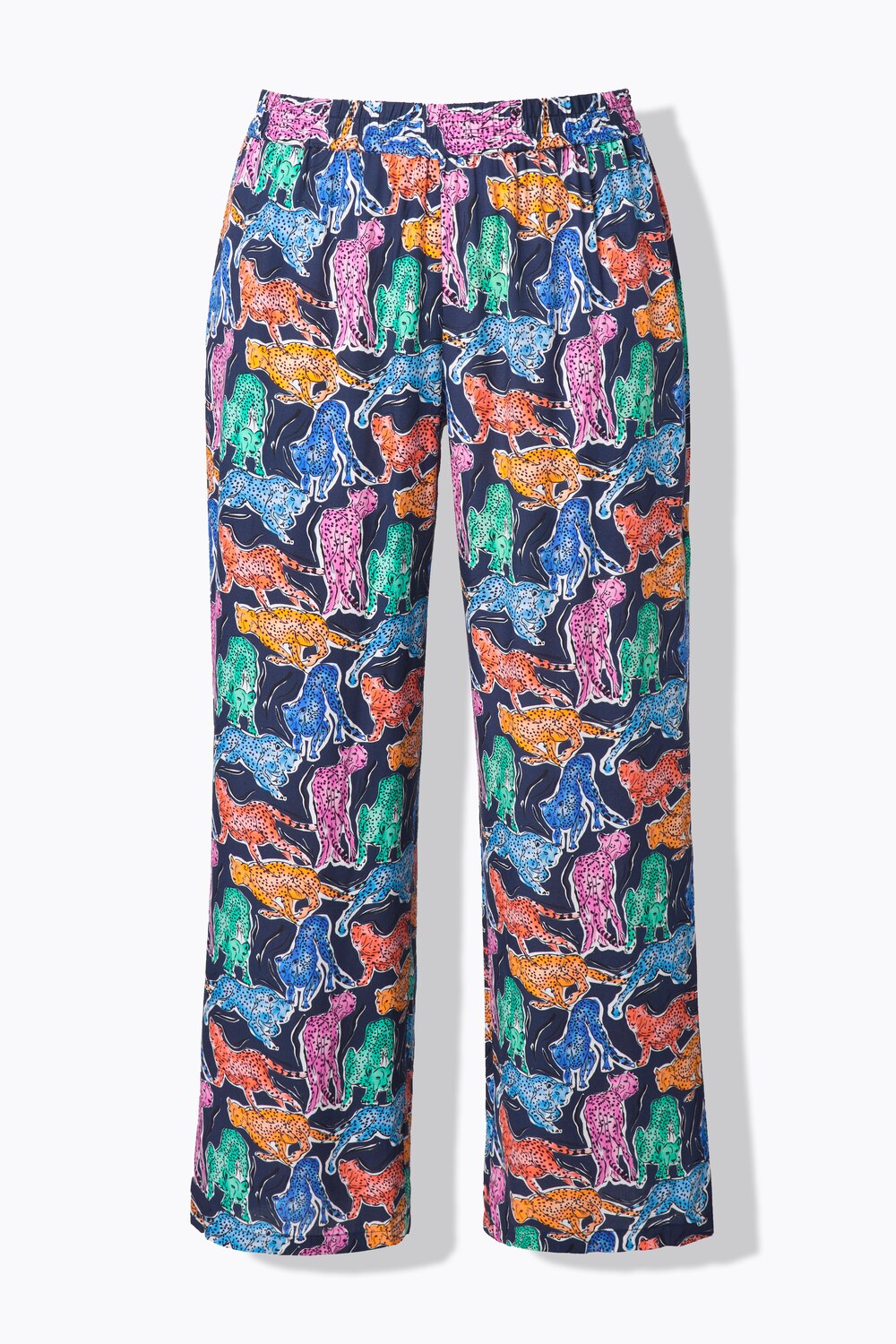 Stora storlekar Byxor, Dam, blå, storlek: 42, Polyester, Angel of Style