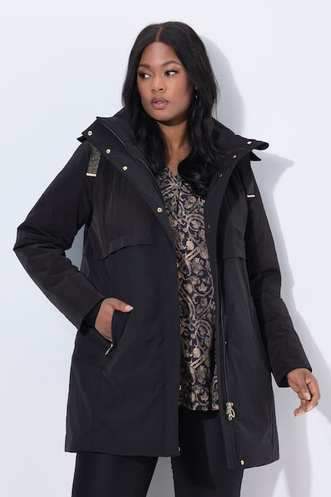 Doudoune technique HYPRAR Sympatex à capuche, matière imperméable