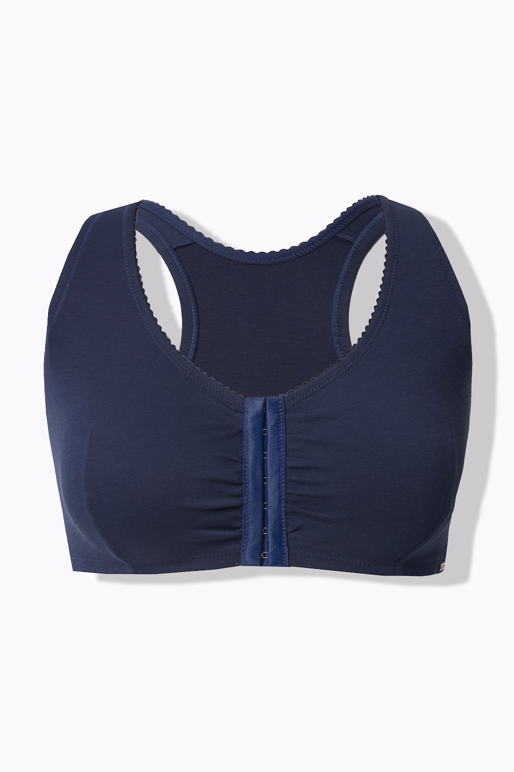 Stora storlekar Bustier, Dam, blå, storlek: 110D, Bomull/Polyester, Ulla Popken
