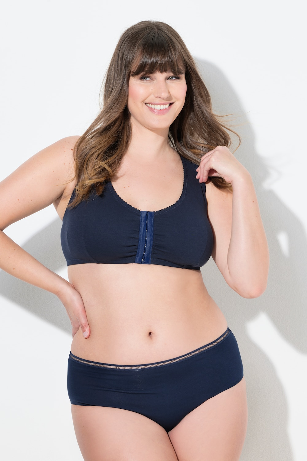 Bustier, Still-BH, Vorderverschluss, Cup C/D