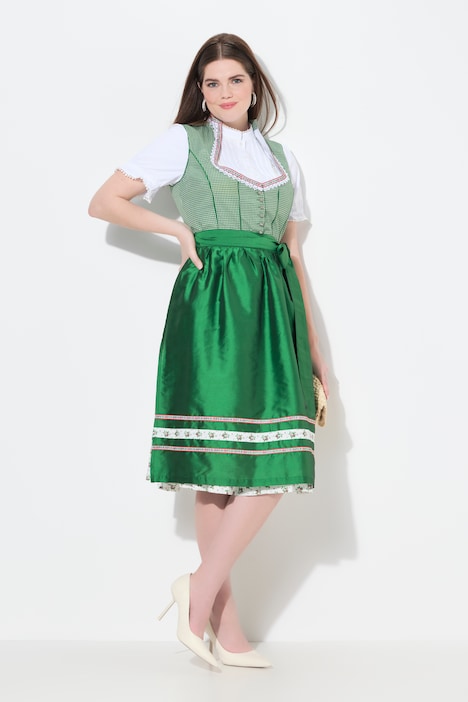 Dirndl, Schnürung, Herzausschnitt, ärmellos